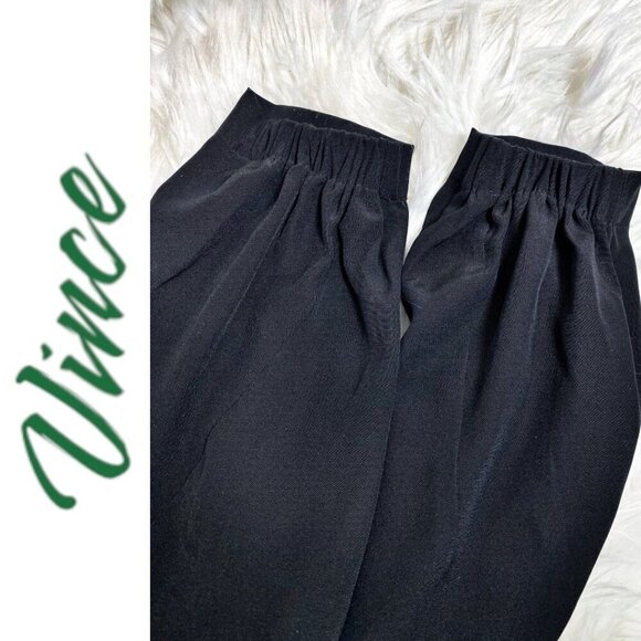 VINCE 100% Silk Lightweight Sleeveless Jumpsuit Black, Size 0 - Picture 6 of 12